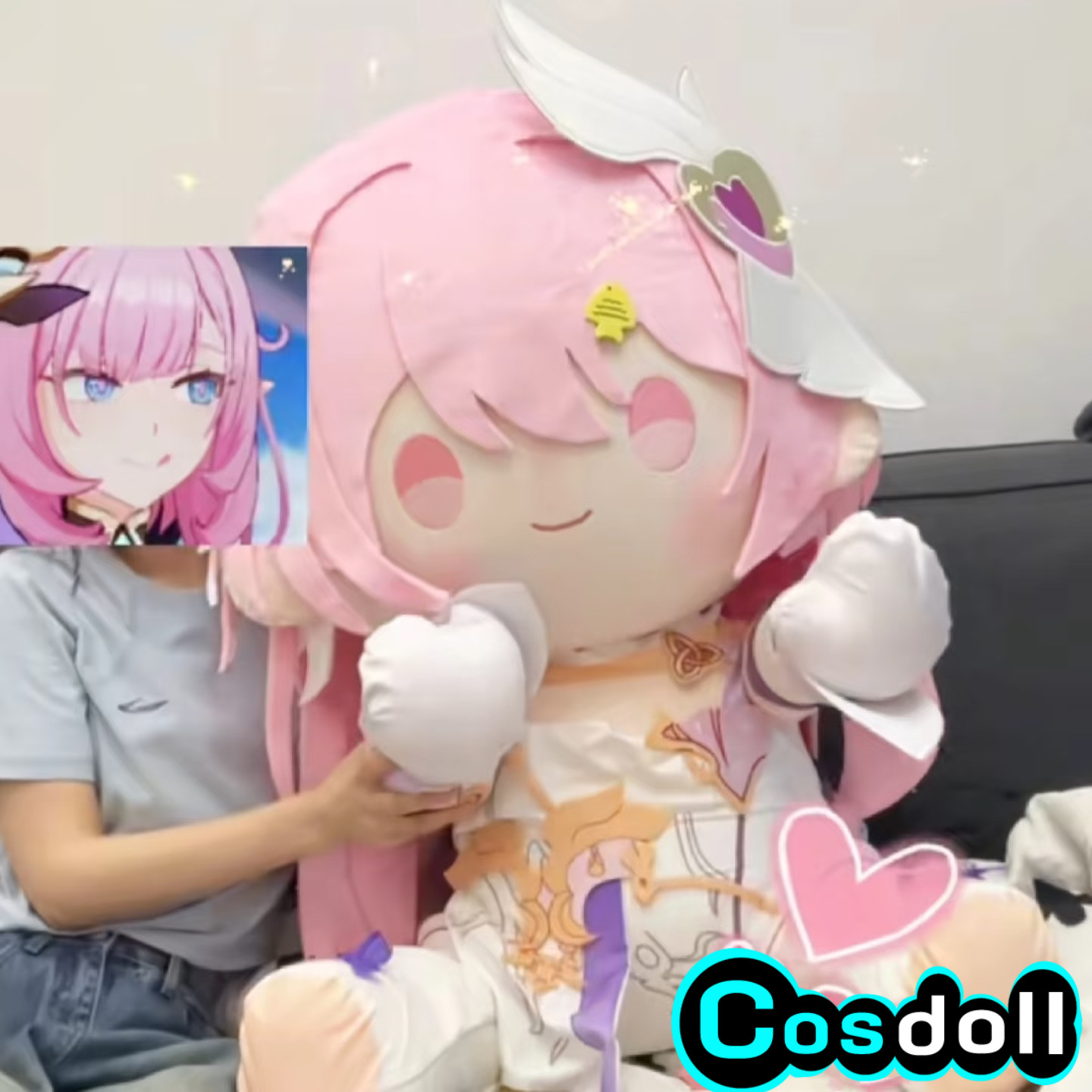 Kids Toys And Games - 80cm ホンカイインパクト3 エリシア ぬいぐるみ 綿入れ人形 服付き