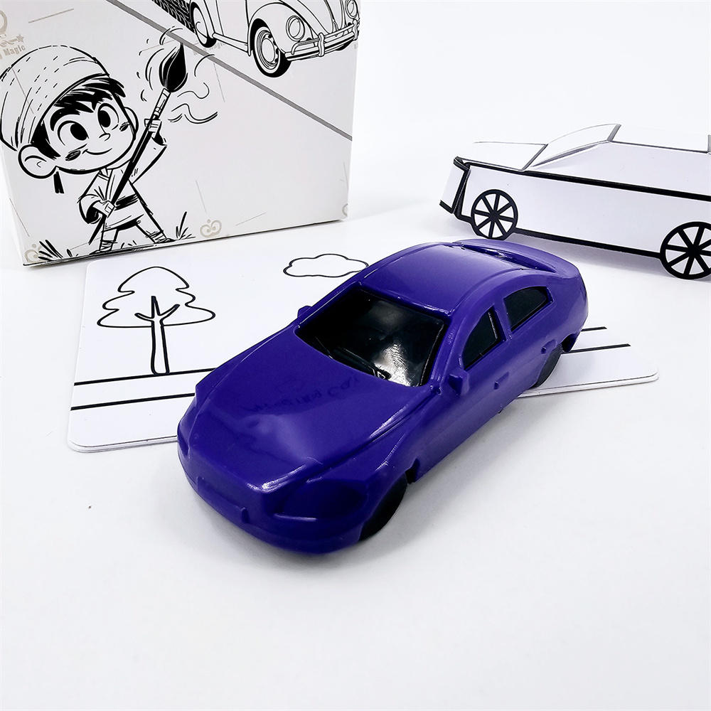 Kids Toys Drawing Easy - マジックドローイングカートリックセット – 描いて変形させたての3Dおもちゃの車、子供向けインスタントマジック小道具、ステージ＆クローズアップパフォーマンス、耐久性あり