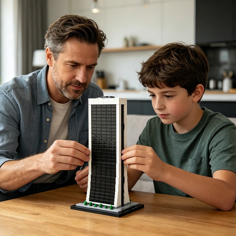 Kids Toys Nyc - ソロウ ニューヨーク マンハッタン スカイスクレイパー ビルディングブロック MOC