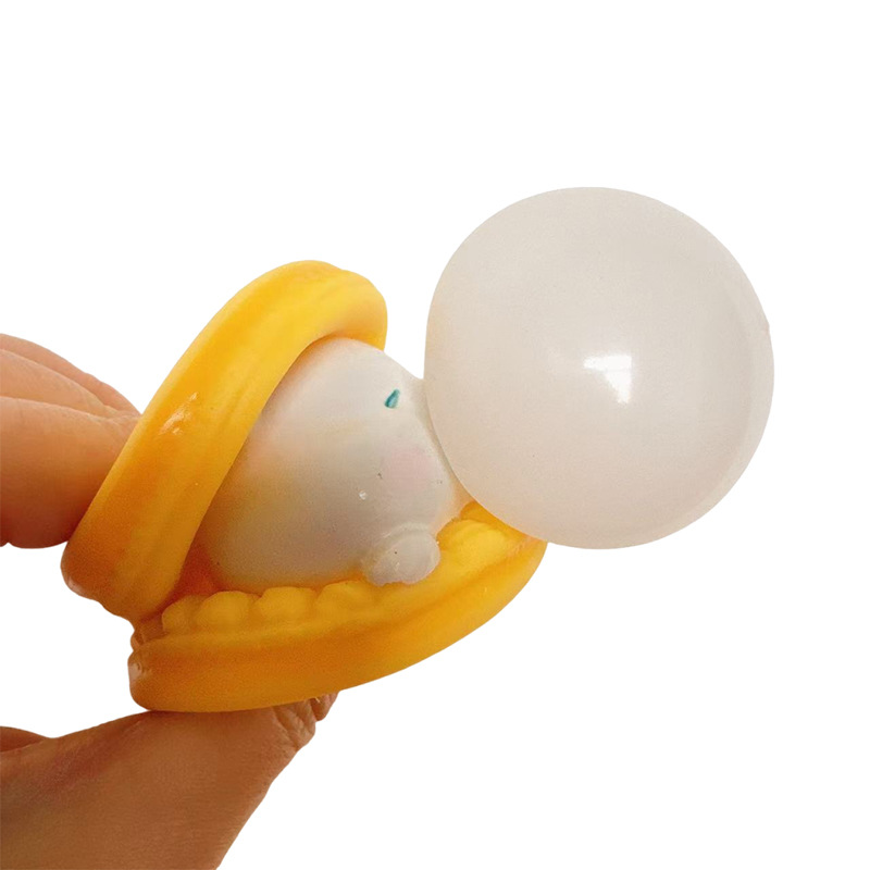 Kids Quirky Toys - 斬新で個性的な動物サプライズブラインドボックス、キュートな漫画風ハンバーガーがシャボン玉を吹く、オフィスデコレーション、クリエイティブな子供のおもちゃギフト、女の子向け