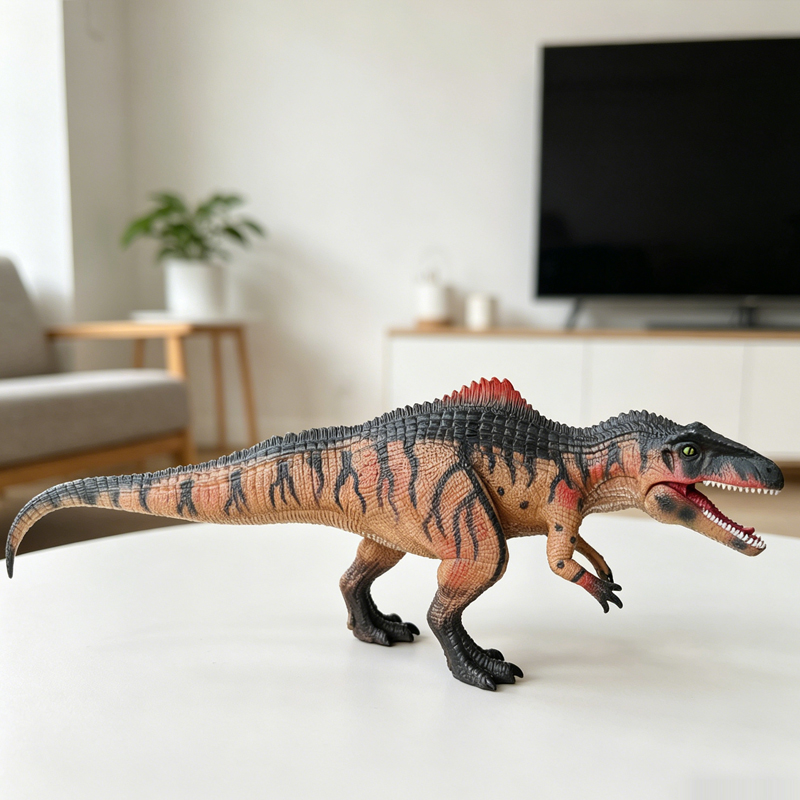 Kids Toys Easter - リアルなギガノトサウルス恐竜のおもちゃ、可動式の顎付き、子供向け教育用アクションフィギュア、完璧なクリスマス＆イースターギフト