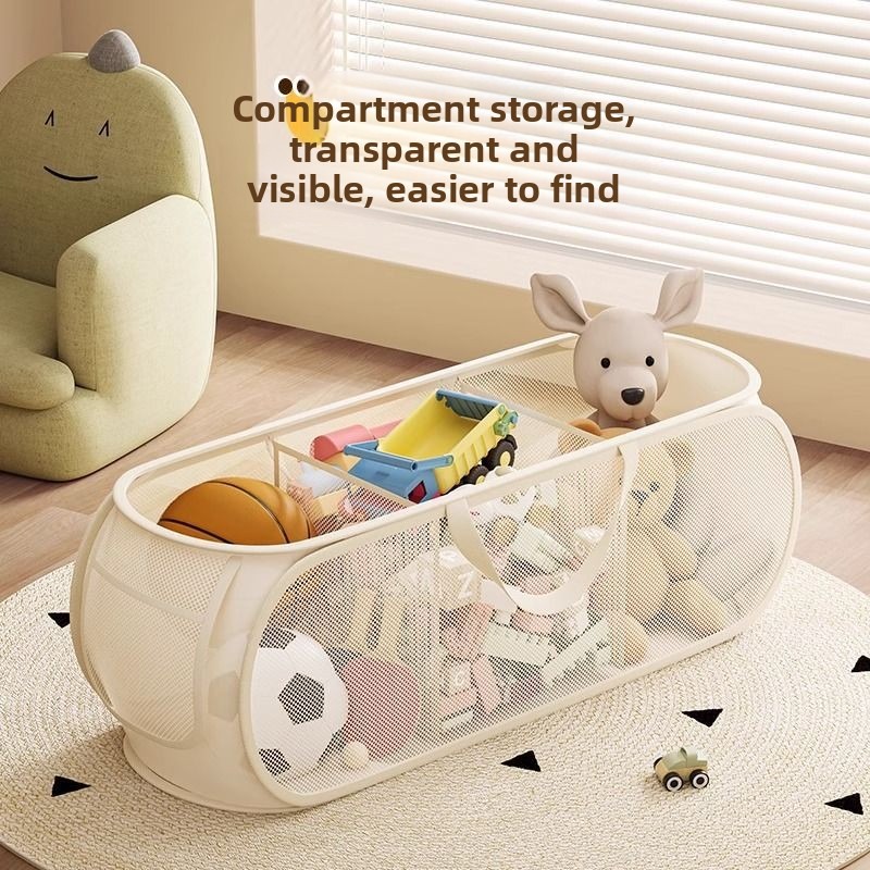 Kids Toys Home - 1/2 個家庭用収納汚れた服ベビー/子供のおもちゃ整理バスケット多用途メッシュ収納袋