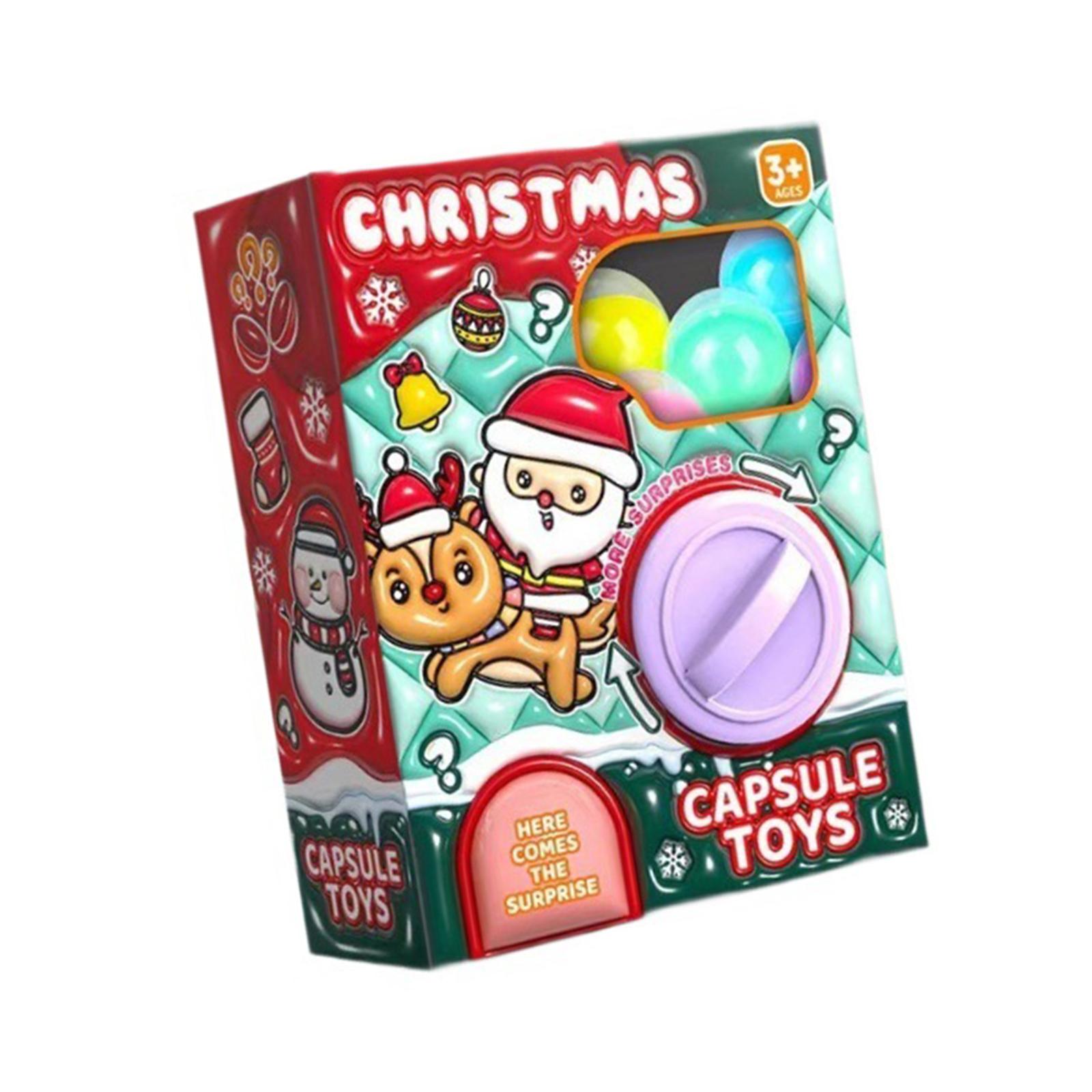 Kids Toys Easter - エッグツイストマシンおもちゃ ミニ自動販売機 クリスマスエッグクレーンマシン クリスマスおもちゃ販売機 ポーチ、窓、庭、家族、子供向け