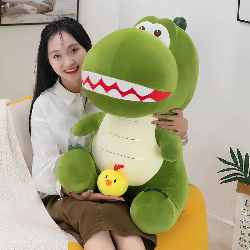 Kids Quirky Toys - かわいい鶏の恐竜ぬいぐるみ、キュートで個性的なギフト、女の子向け人形、睡眠用枕、柔らかいお部屋の装飾、子供向けおもちゃ