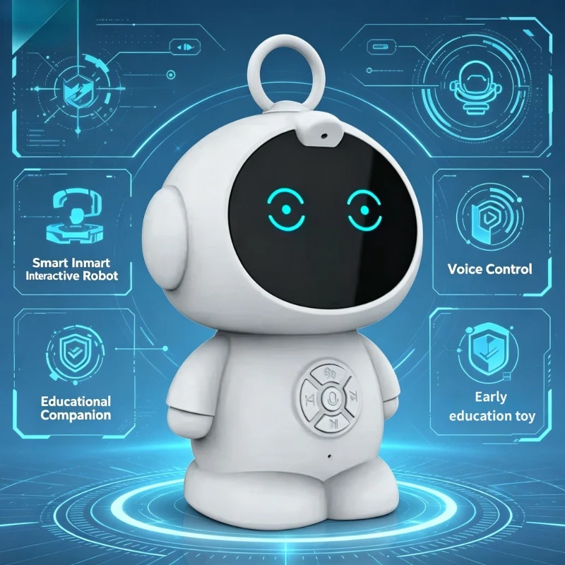 Kids Toys Learning - スマートAIロボット WiFi対応 幼児教育玩具 子供向け 音声認識＆音声インタラクティブ教育学習機