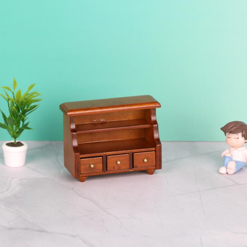 1 セットリビングルームシーンアレンジメントソファミニチュア - Dollhouse Furniture Set のレビューと価格