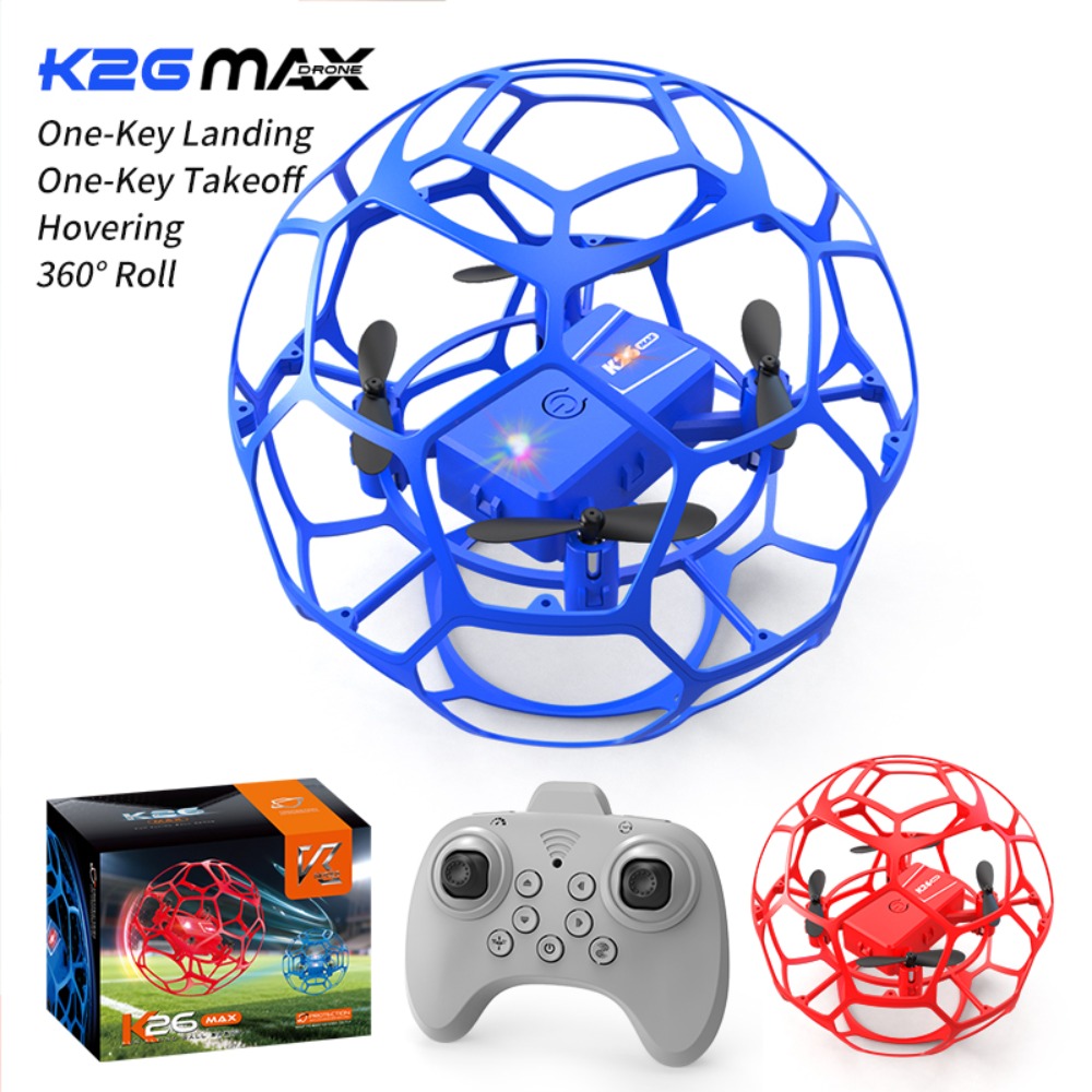 フットボール型RCドローンクワッドコプター、LEDライト付き - Kids Toys Under £5 のレビューと価格