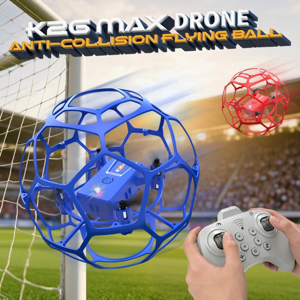 フットボール型RCドローンクワッドコプター、LEDライト付き - Kids Toys Under £5 のレビューと価格