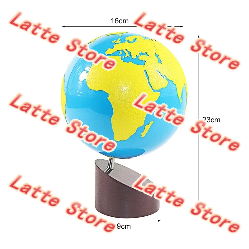 モンテッソーリ大陸地球儀、世界地理地球儀、色分けされた大陸、 - Kids Toys Learning のレビューと価格