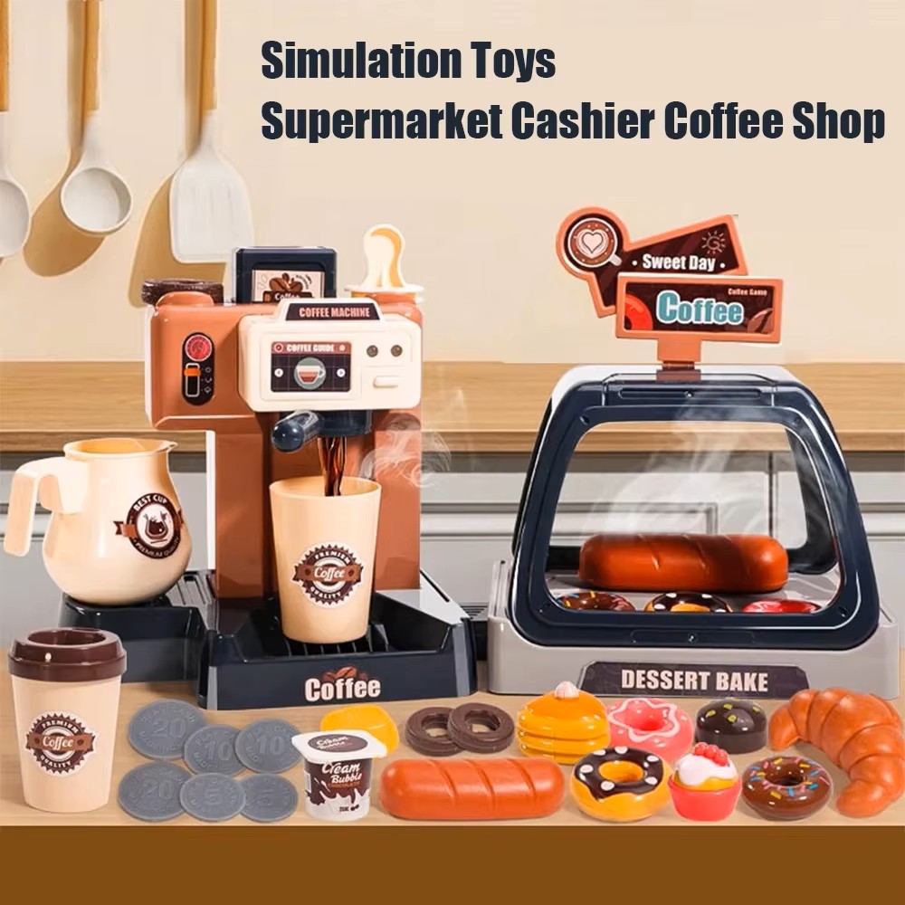 3in1コーヒーメーカーおもちゃセット キッチンおもちゃ 模 - Toy Cash Register のレビューと価格