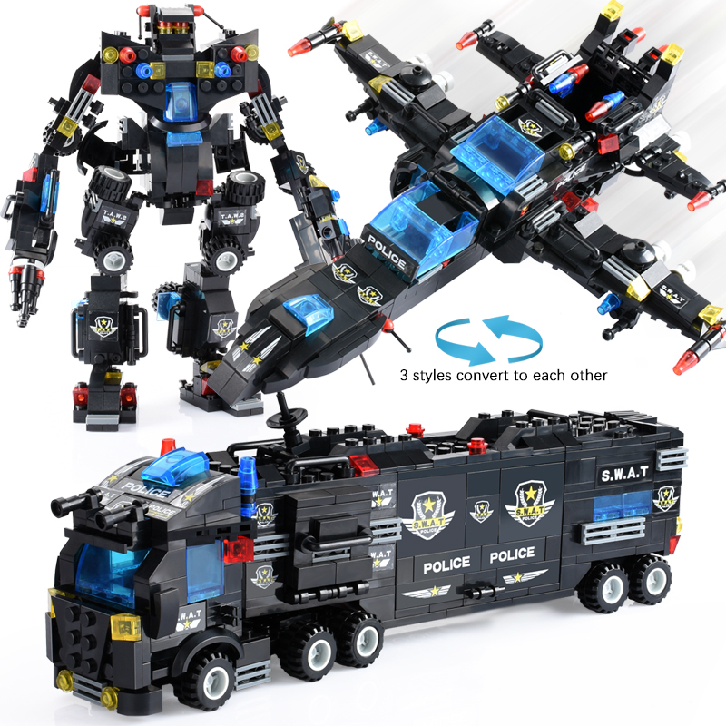 825 + 個創造都市警察のビルディングブロック8で1/6で - Kids Toys Under £5 のレビューと価格
