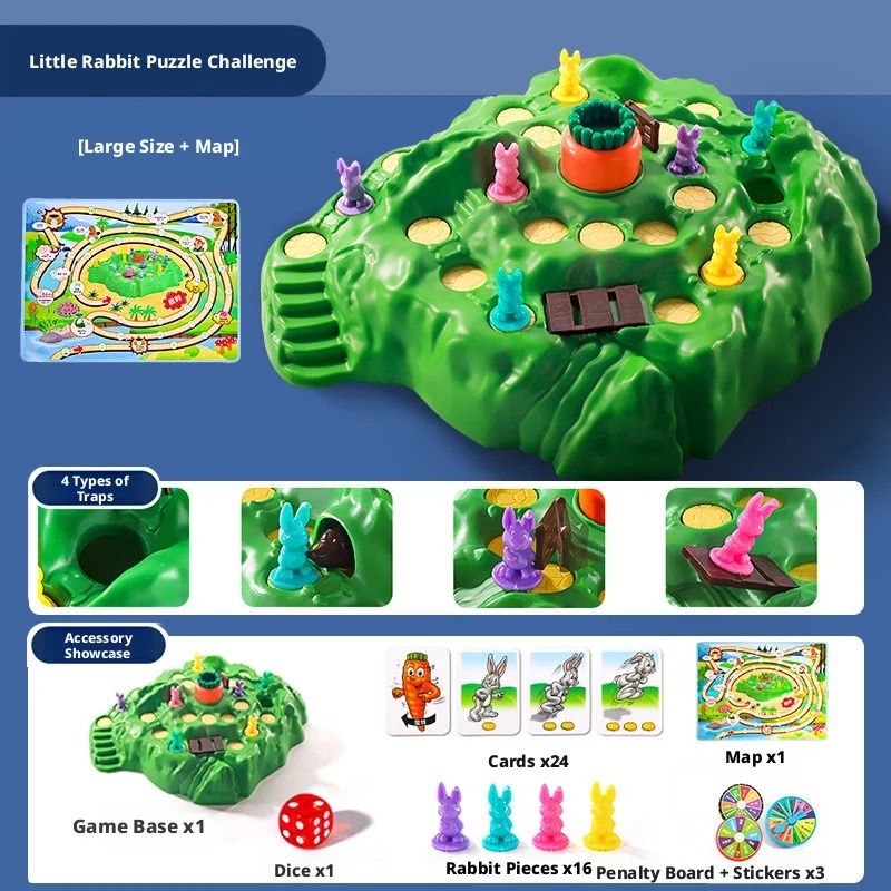 ホットセール楽しいおもちゃウサギトラップアップグレード版ボー - Kids Toys Easter のレビューと価格