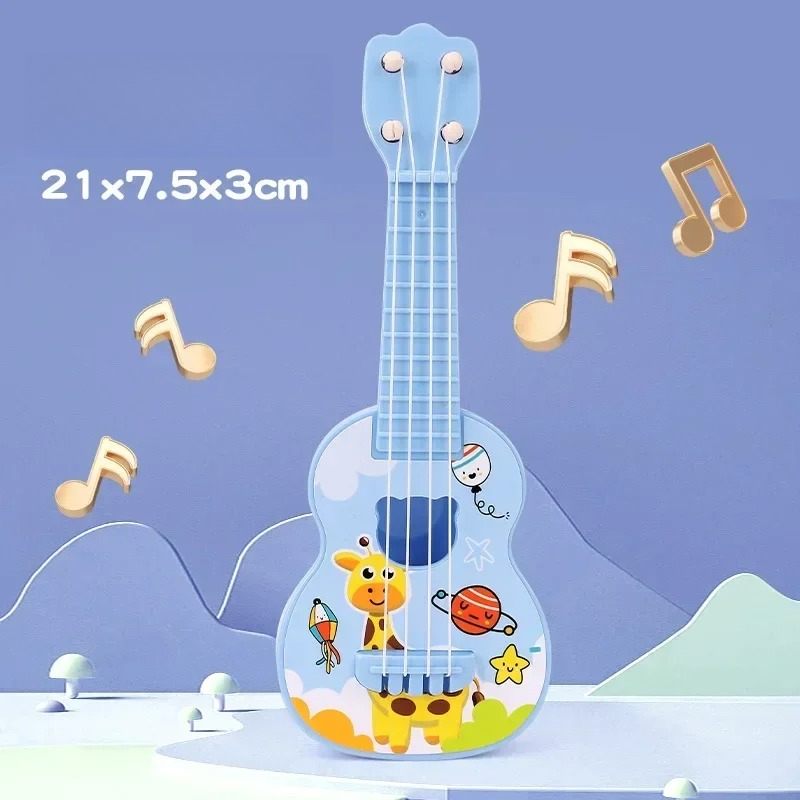 子供用ウクレレ楽器おもちゃ 4弦小型ギターおもちゃ 教育用楽 - Kids Toys Under £5 のレビューと価格