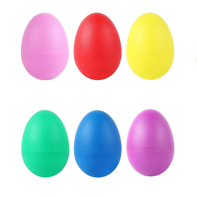 2 個プラスチックエッグシェイカーパーカッションミュージカル - Kids Toys Easter のレビューと価格