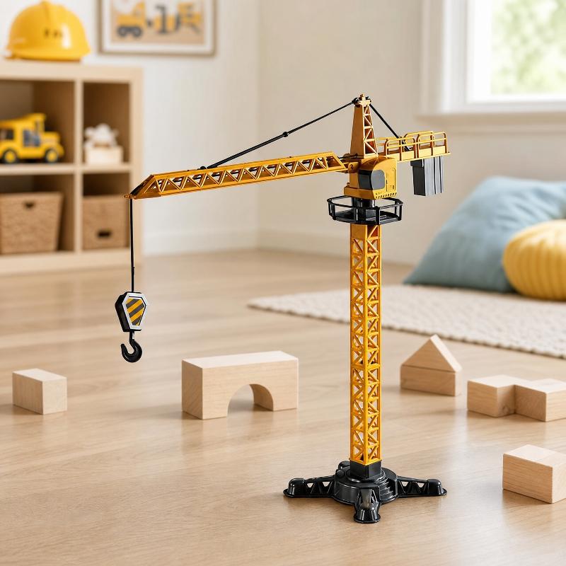 タワークレーンおもちゃ。建設工学を模した回転式のタワー模型。 - Kids Toys And Games のレビューと価格