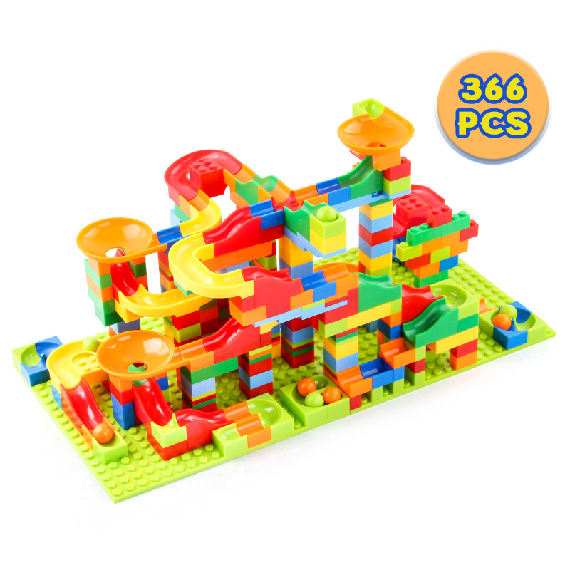 84-504 個大理石レースランブロック迷路ボールトラックお - Marble Run Set のレビューと価格