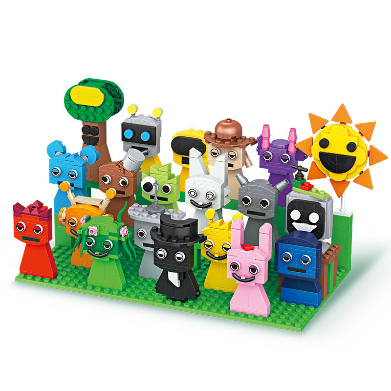 9 個 MOC フィギュアビルディングブロックセットホラーゲ - Kids Toys Easter のレビューと価格