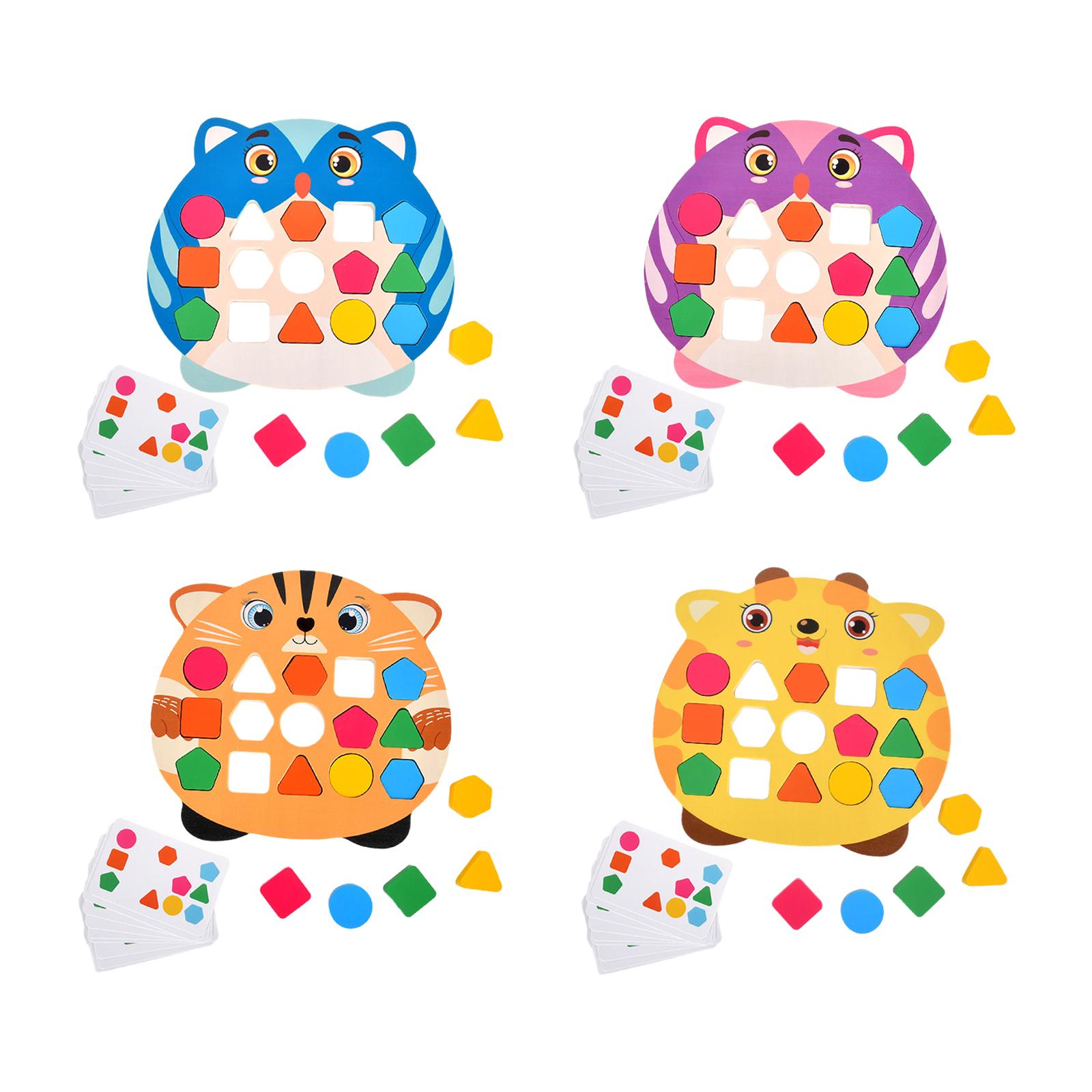 形状合わせゲーム キッズバレンタインギフト 就学前カラー形状 - Kids Toys Under £5 のレビューと価格