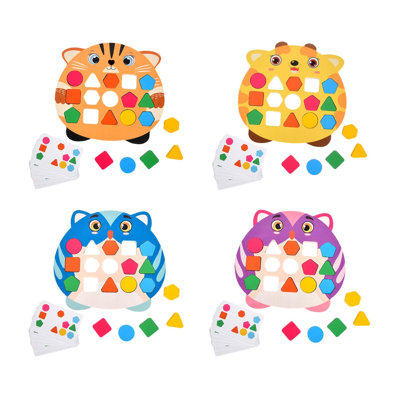 形状合わせゲーム キッズバレンタインギフト 就学前カラー形状 - Kids Toys Under £5 のレビューと価格
