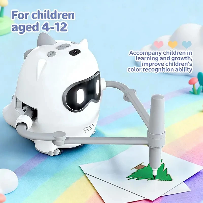 子供向けインテリジェントスケッチロボット 充電式お絵かきおも - Kids Toys Learning のレビューと価格