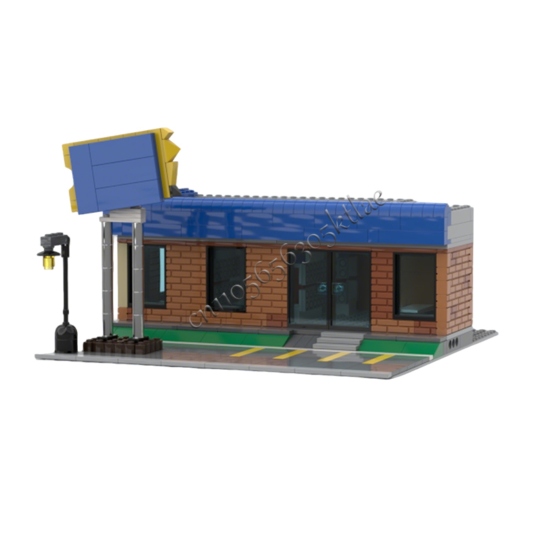 717ピース MOC シティストリートビュー モジュラーコミ - Kids Toys Rental のレビューと価格
