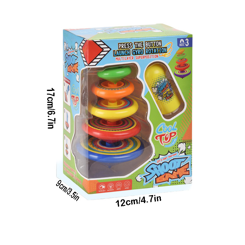 スタッキングこまおもちゃ 子供用 ランチャータワーバトルゲー - Kids Toys Under £5 のレビューと価格