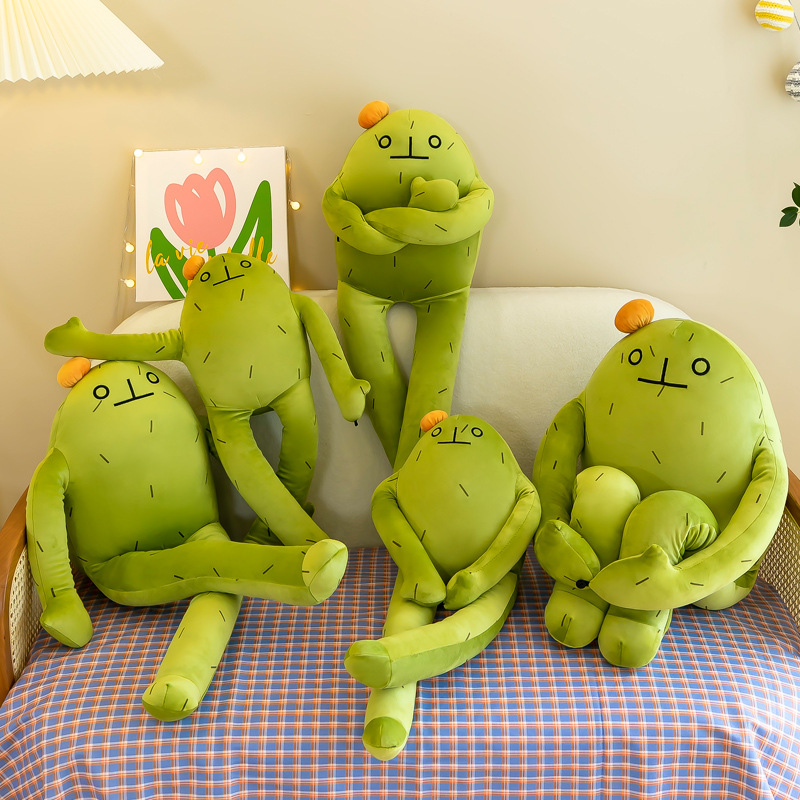 サボテンの絵が描かれたぬいぐるみ,60cm,クリエイティブな - Kids Quirky Toys のレビューと価格