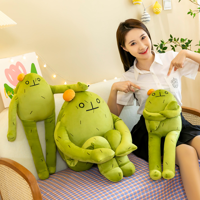 サボテンの絵が描かれたぬいぐるみ,60cm,クリエイティブな - Kids Quirky Toys のレビューと価格