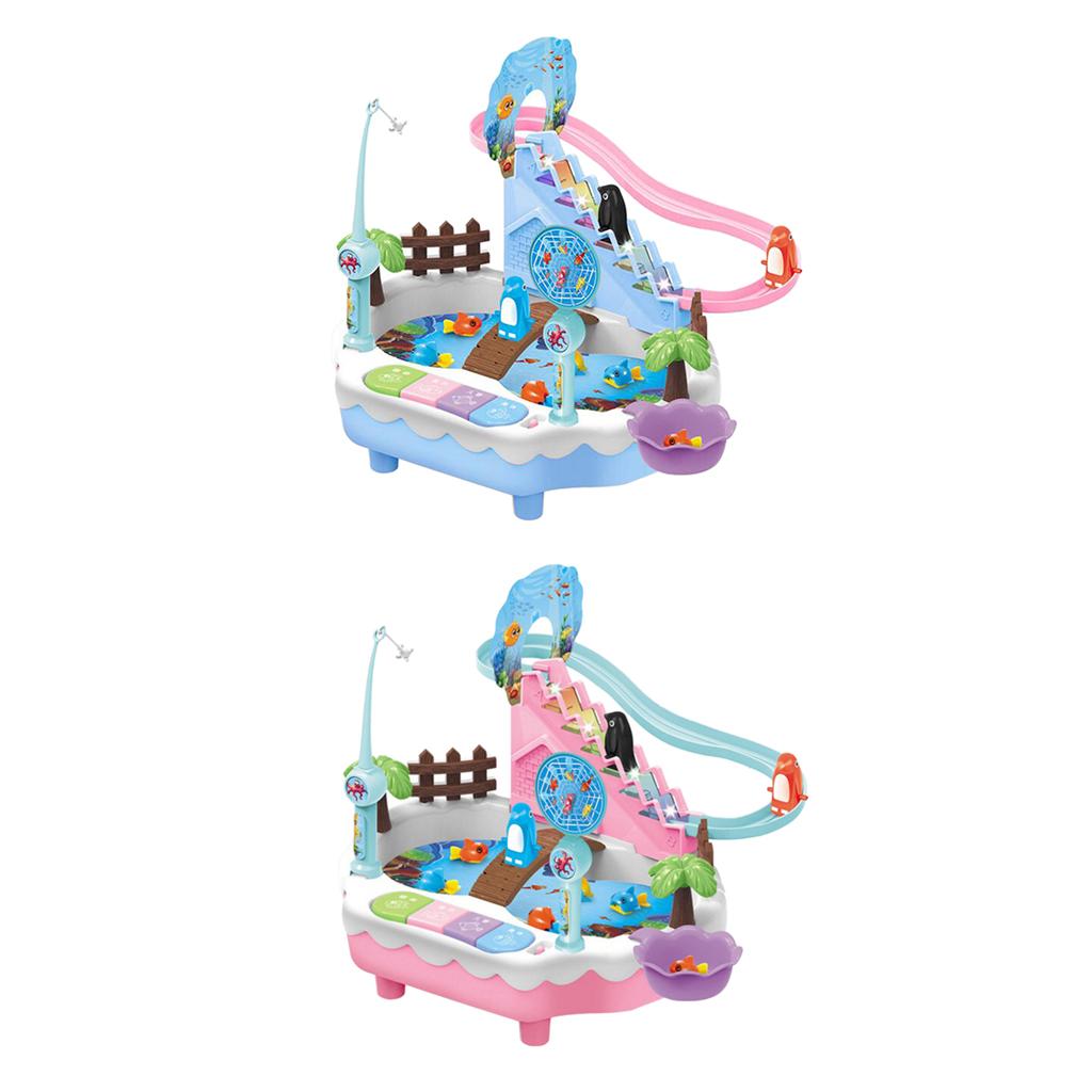 プラスチック製子供用知育玩具 ペンギンラダー釣りお風呂セット - Kids Toys Learning のレビューと価格