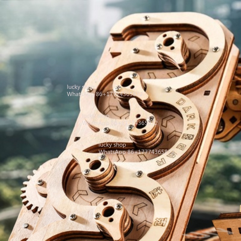 ウリ3D木製パズル電動トラックデバイスマーブルランセット逆流 - Marble Run Set のレビューと価格