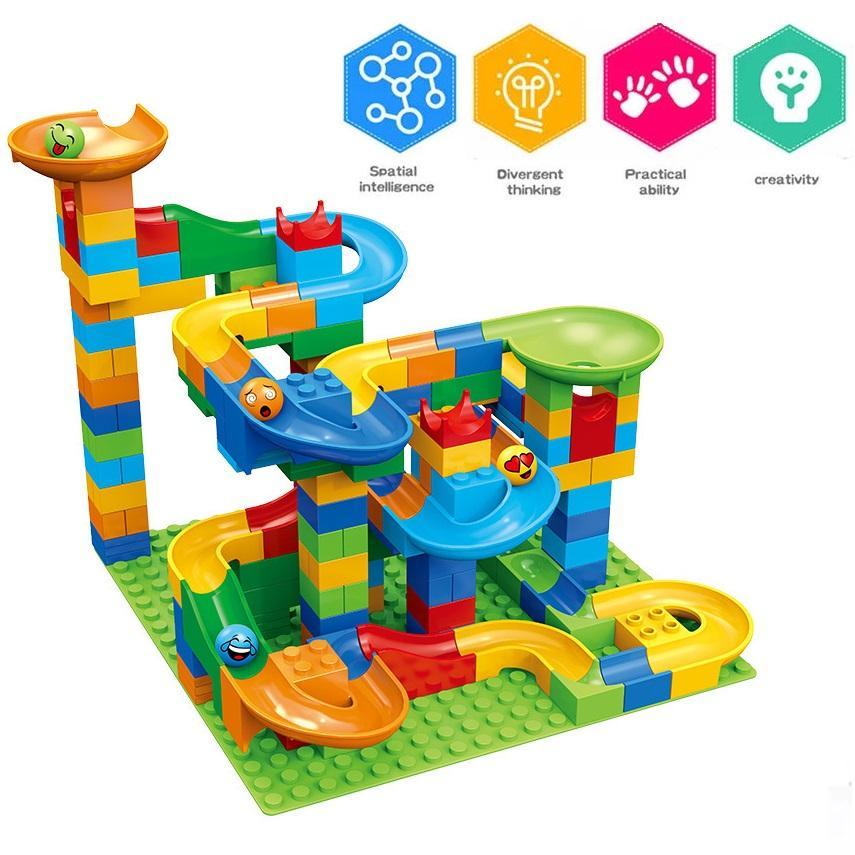 レールブロックマーブルレースラン スライドトラック 教育用ト - Marble Run Set のレビューと価格