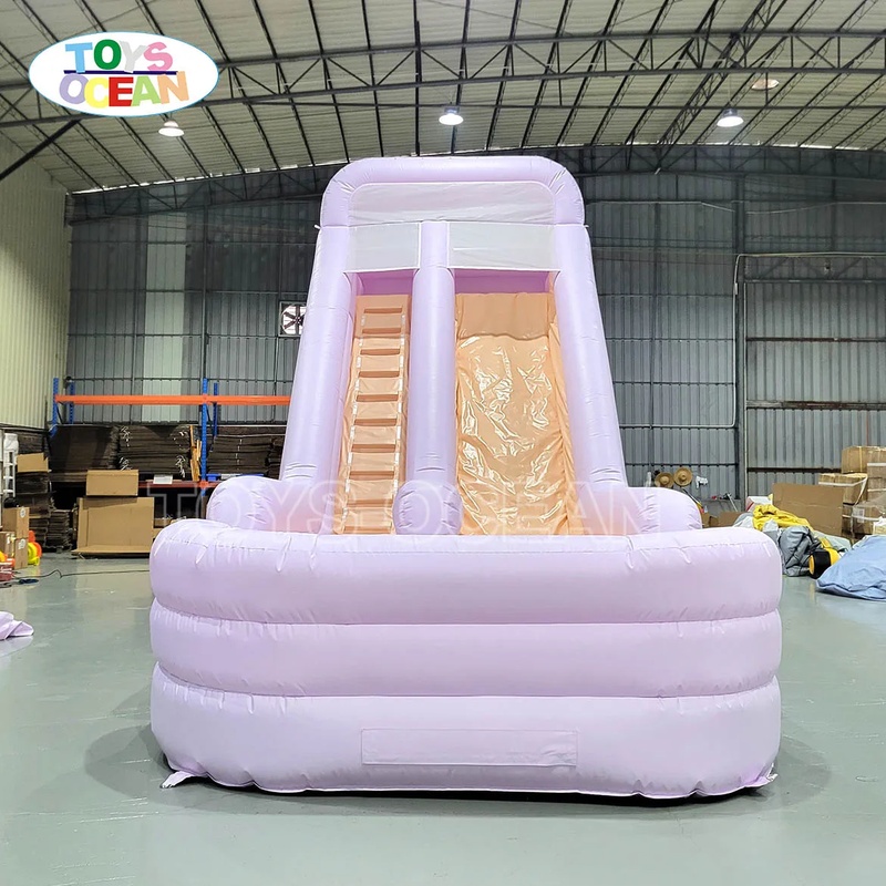 大型ホワイトPVC製インフレータブルウォータースライド、子供 - Kids Toys Rental のレビューと価格