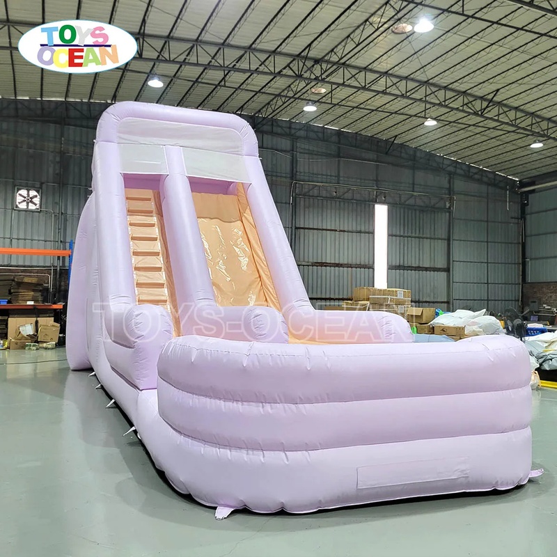 大型ホワイトPVC製インフレータブルウォータースライド、子供 - Kids Toys Rental のレビューと価格