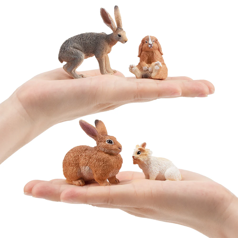 12 個シミュレーションウサギ家畜モデルおもちゃミニウサギフ - Kids Toys Easter のレビューと価格