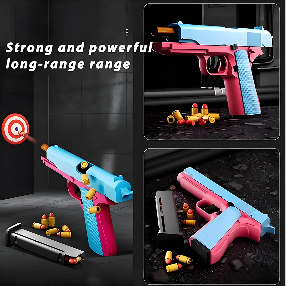 フィジェットガン ピストル ストレス解消おもちゃ銃 子供用  - Foam Dart Gun のレビューと価格