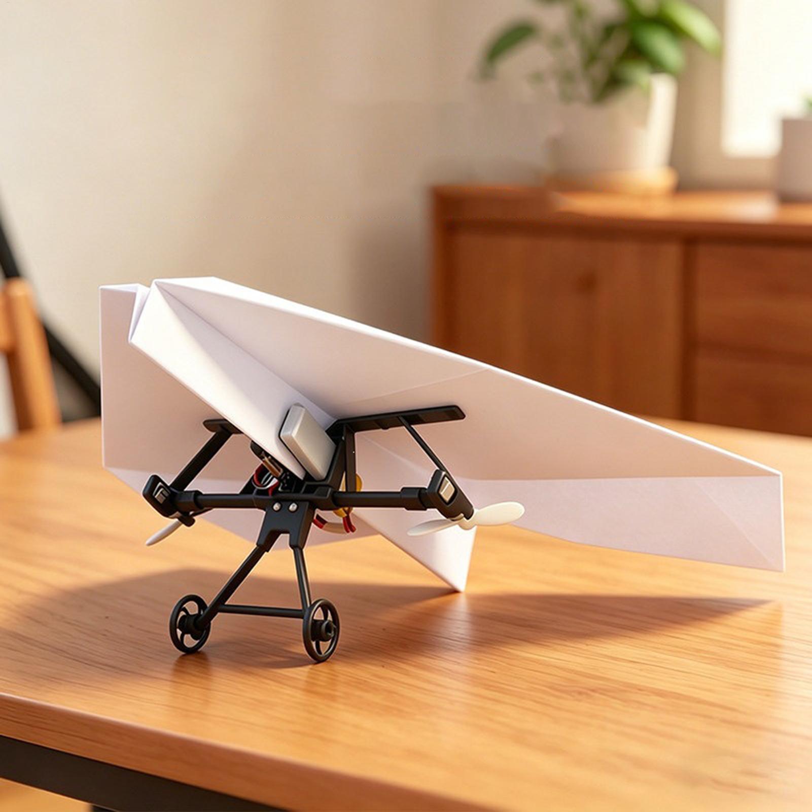 DIY RC紙飛行機キット、ジャイロスタビライザー付き電動リ - Kids Toys Kit のレビューと価格