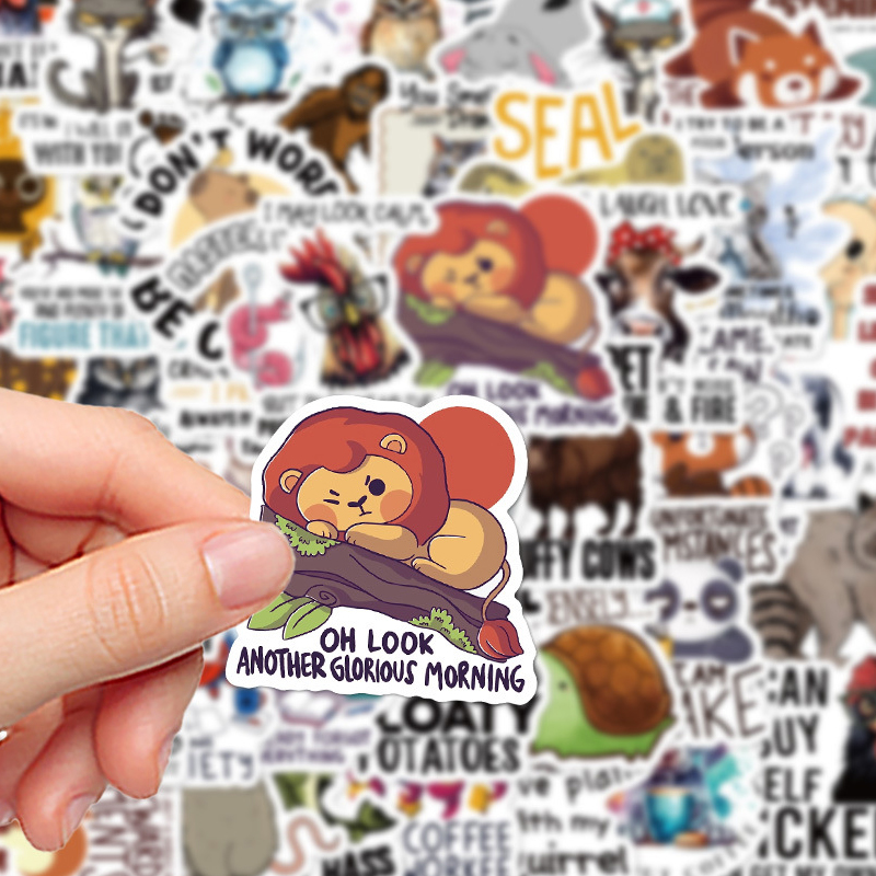 50 個面白い漫画落書きステッカー DIY 装飾ヘルメット自 - Kids Toys Quotes のレビューと価格