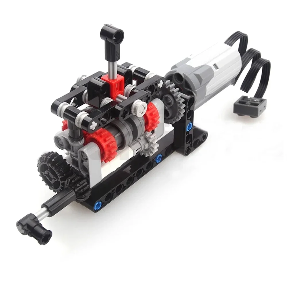 Moc-ハイテク4速ギアボックス手動トランスミッションキット - Lego Set Technic のレビューと価格