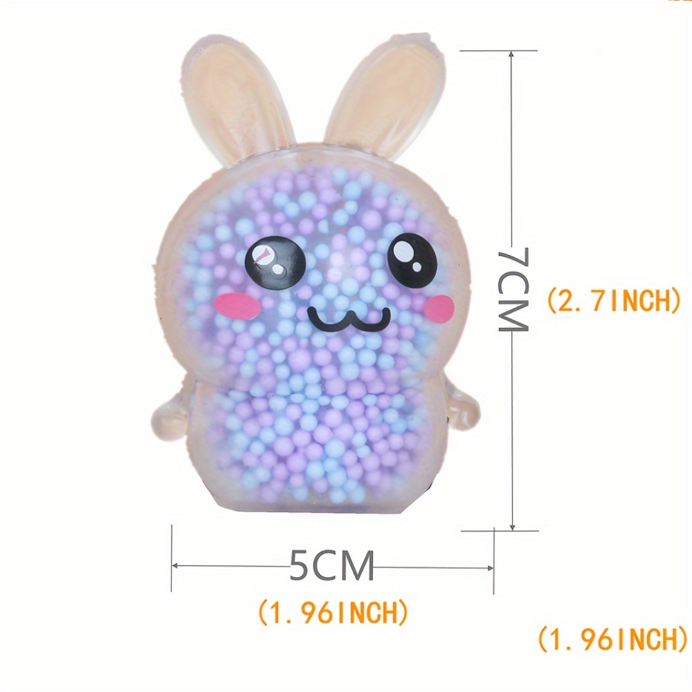 スクイーズバニーストレスボール、ライト、ストレス解消玩具、そ - Kids Toys Easter のレビューと価格