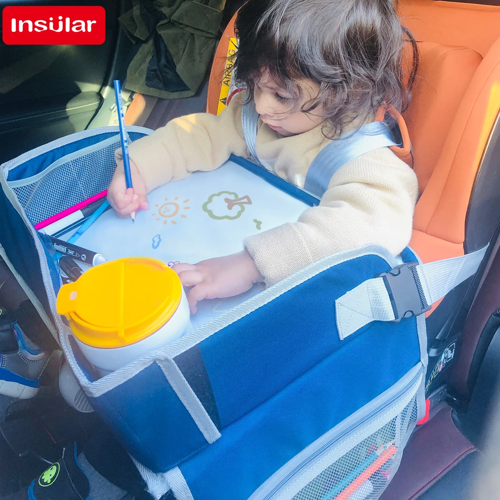 子供用ポータブル旅行車用多機能ホワイトボードペイントボード、 - Kids Toys Drawing Easy のレビューと価格