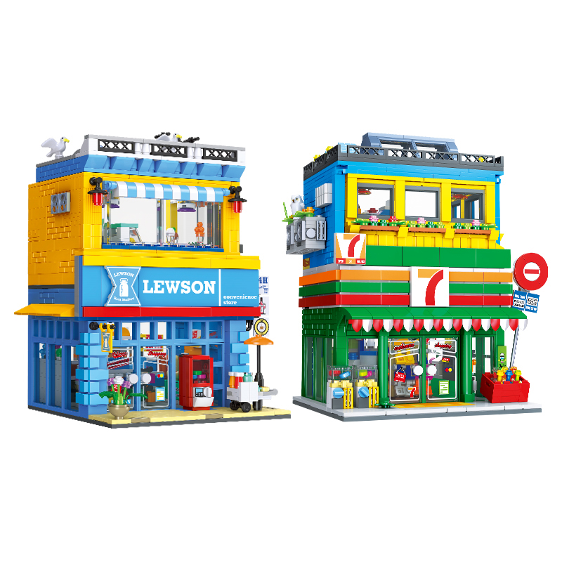 1263+ピース ストリートシーン コンビニエンスストア M - Kids Toys Stores のレビューと価格