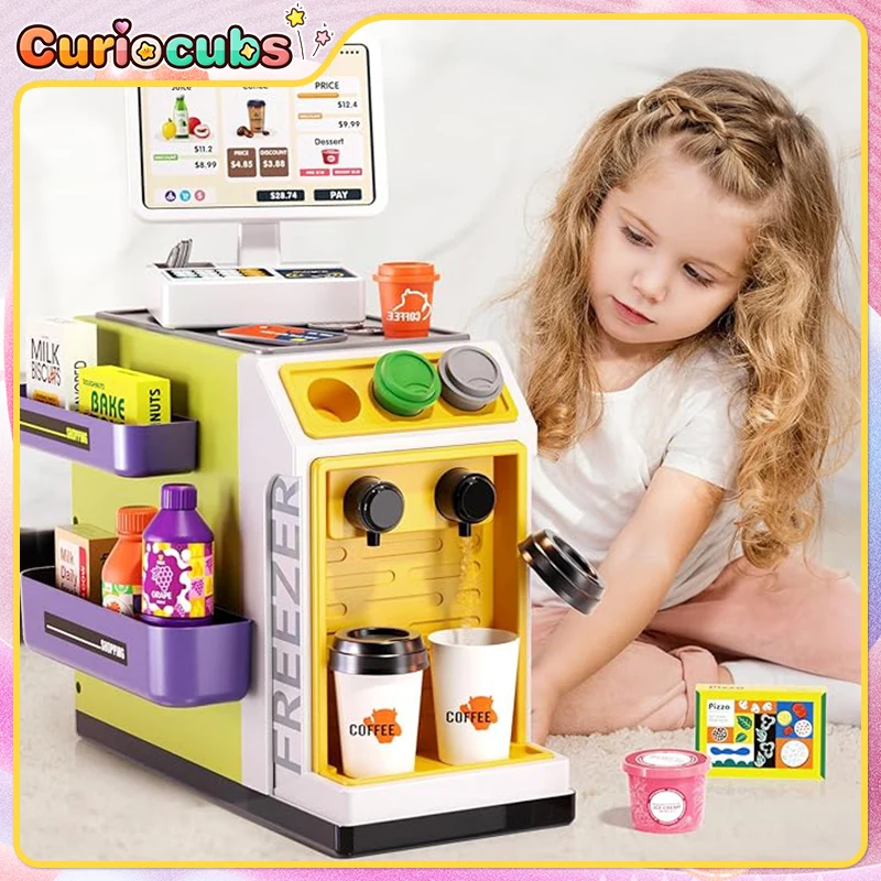 ミニスーパーマーケットレジシミュレーションショッピングチェッ - Toy Cash Register のレビューと価格