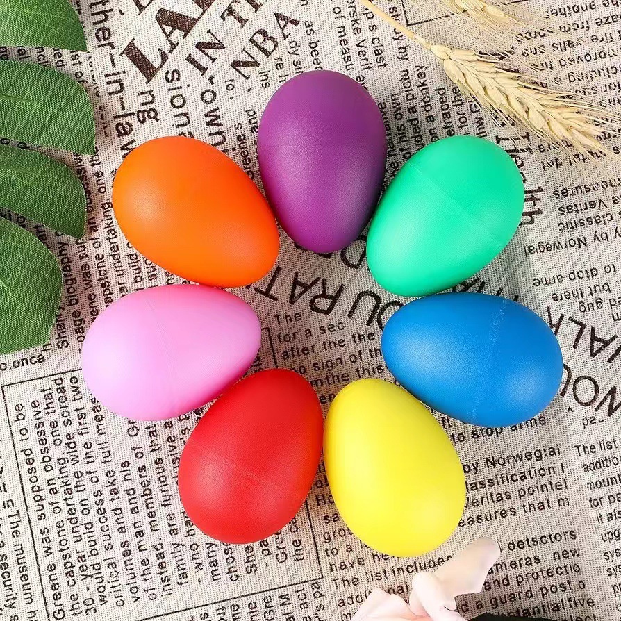 2 個のエッグシェイカー プラスチックパーカッション ミュー - Kids Toys Easter のレビューと価格
