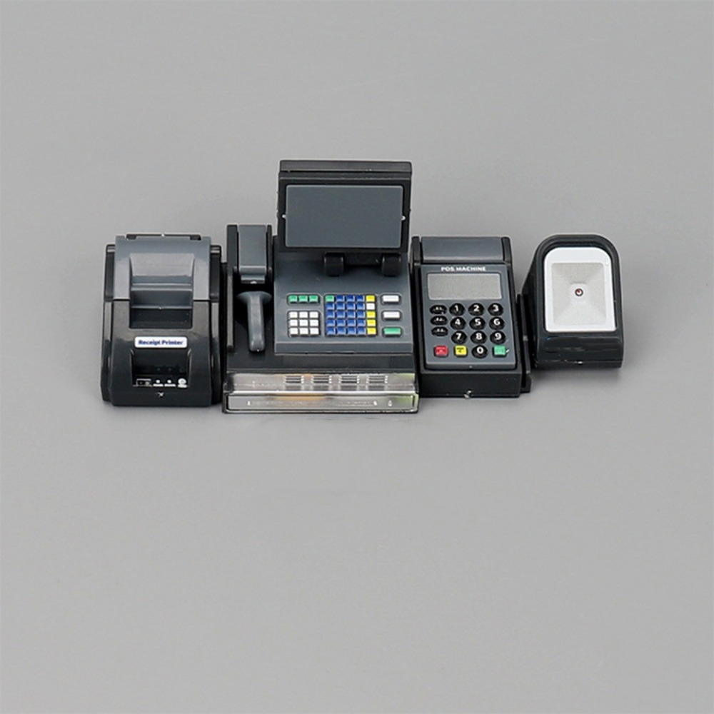 ミニハウスレジ DIY ブラックグレーミニチュアレジ 1:6 - Toy Cash Register のレビューと価格