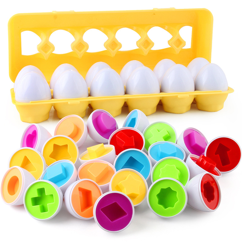 卵ネジ 3D パズルモンテッソーリ学習教育数学おもちゃ子供形 - Kids Toys Easter のレビューと価格