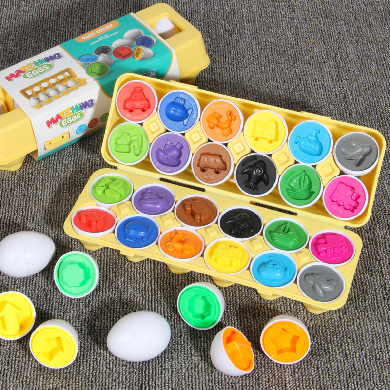 卵ネジ 3D パズルモンテッソーリ学習教育数学おもちゃ子供形 - Kids Toys Easter のレビューと価格