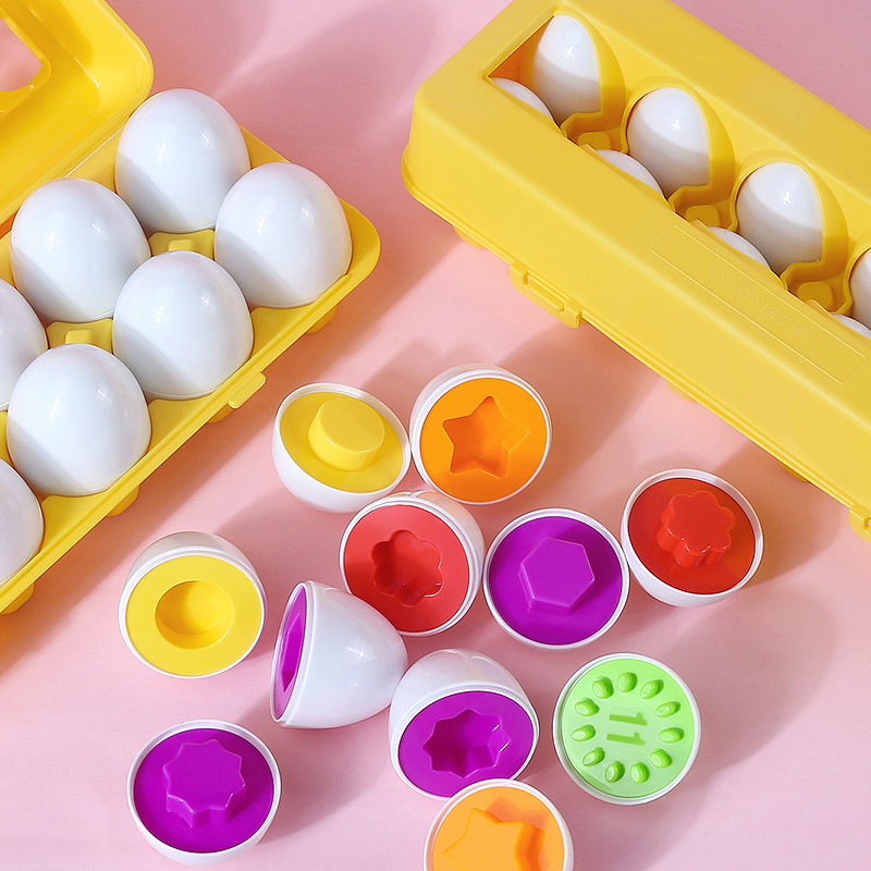卵ネジ 3D パズルモンテッソーリ学習教育数学おもちゃ子供形 - Kids Toys Easter のレビューと価格