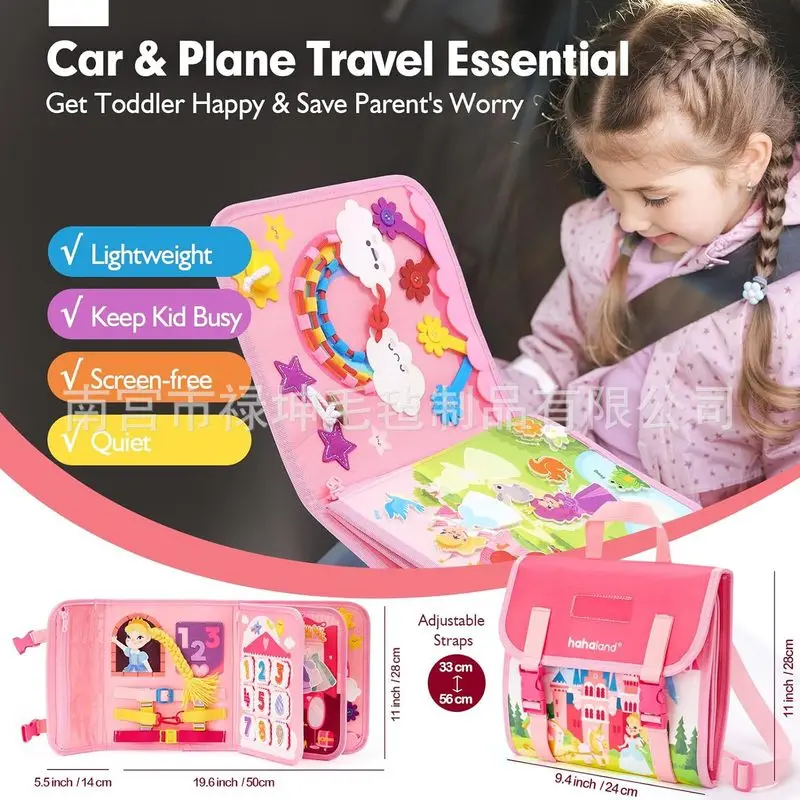 モンテッソーリプリンセス フェルトビジーボード 幼児向け生活 - Kids Toys Learning のレビューと価格