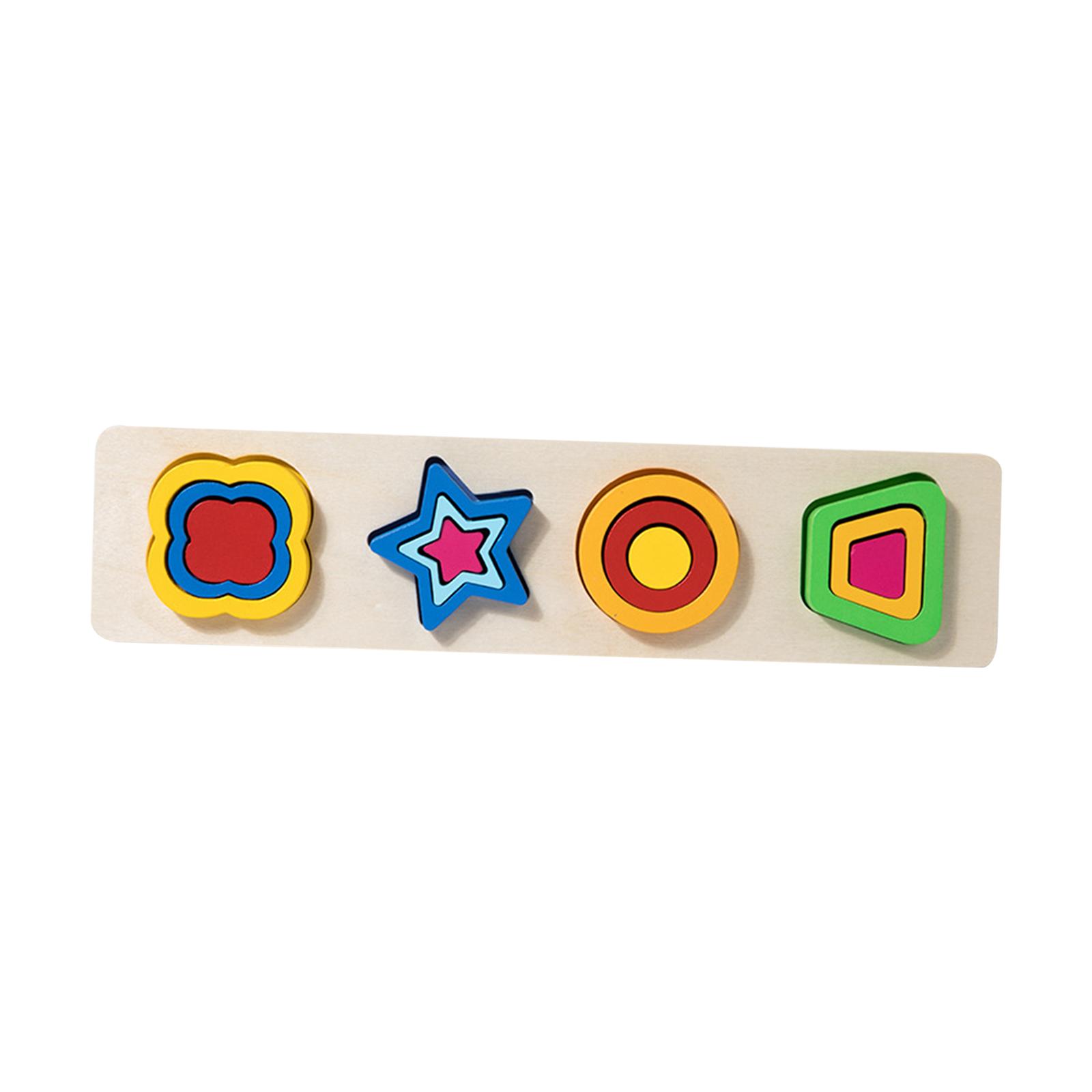 木製カラーシェイプソートおもちゃ 就学前学習学習パズルおもち - Kids Toys Under £5 のレビューと価格