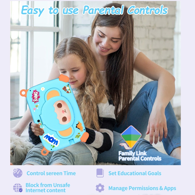 7インチディスプレイ搭載のキッズ用タブレットPC。保護ケース - Kids Toys Learning のレビューと価格